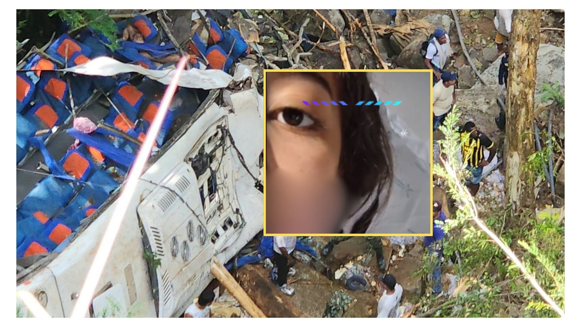 Sobreviviente herida en accidente en Antioquia apareció: le han hecho 4 cirugías