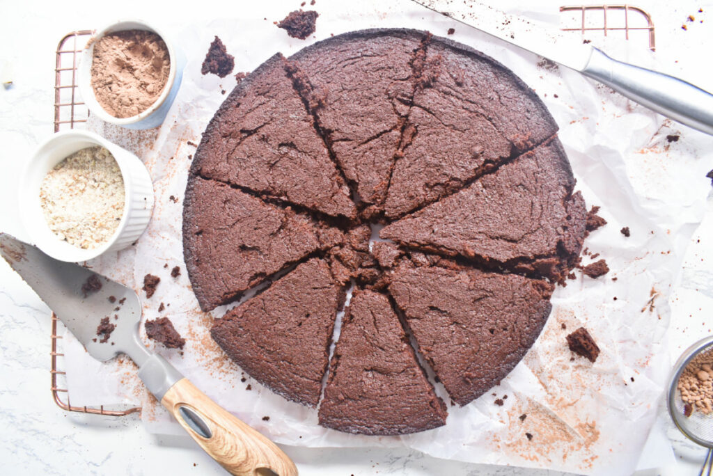 Torta de Brownie Saludable
