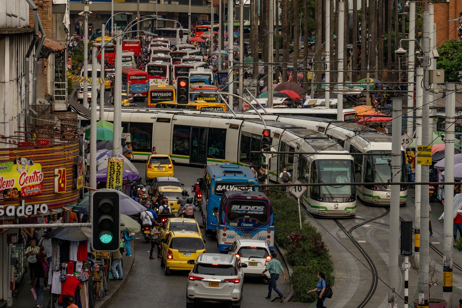 Tráfico en Medellín