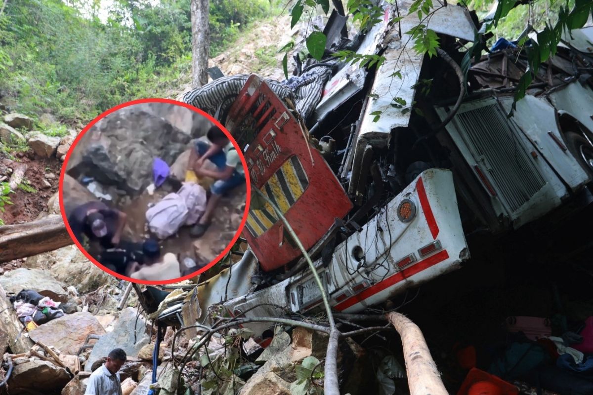 Graban cómo robaron a estudiantes de Bello que se accidentaron; así esculcaban las maletas