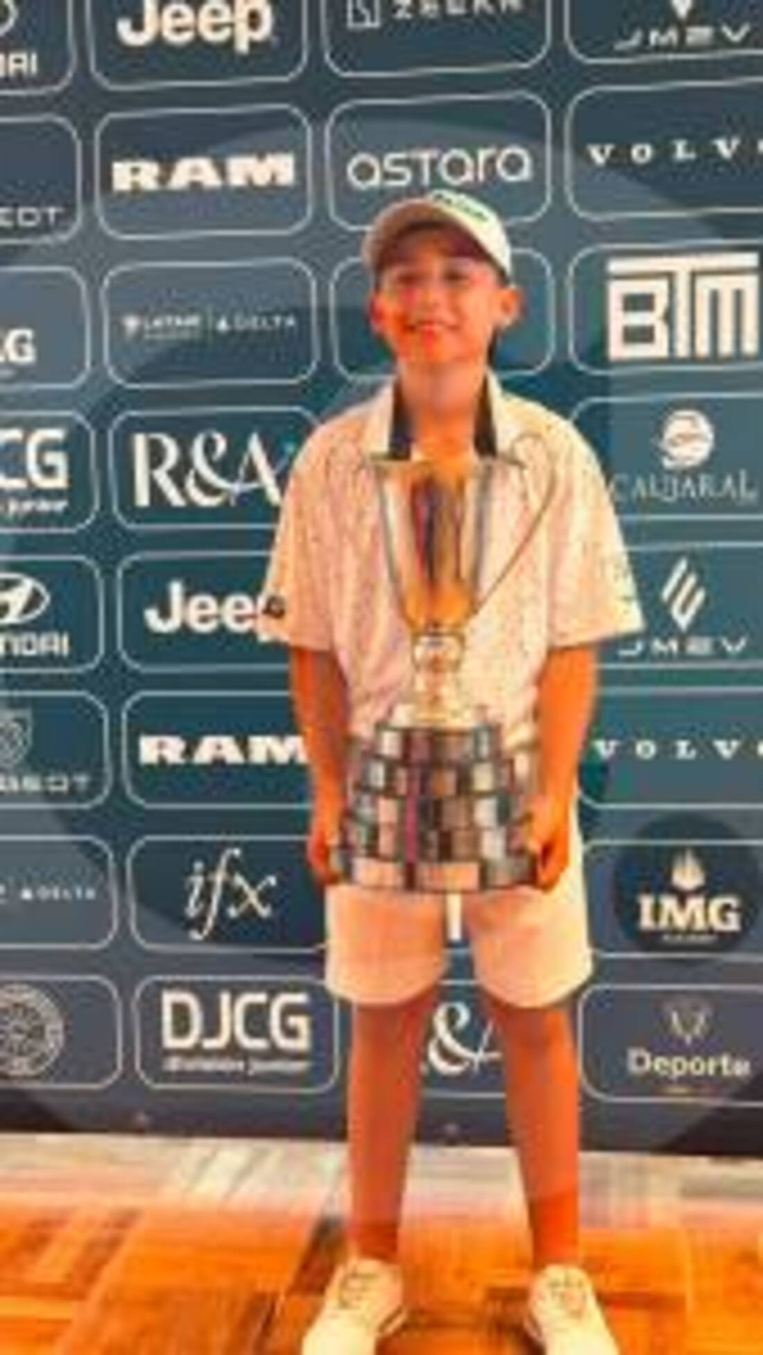 Tomás Lozano, el niño prodigio del golf colombiano que conquistó el Nacional Infantil