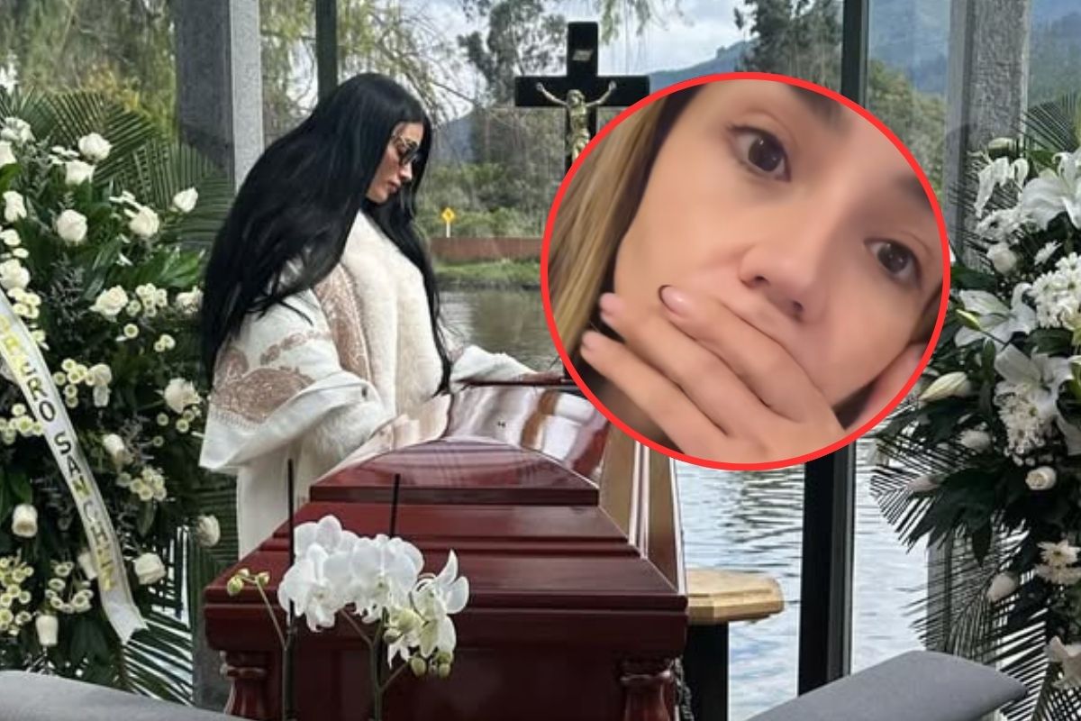 Tuti Vargas criticó a Jessica Cediel por fotos en el velorio de su papá
