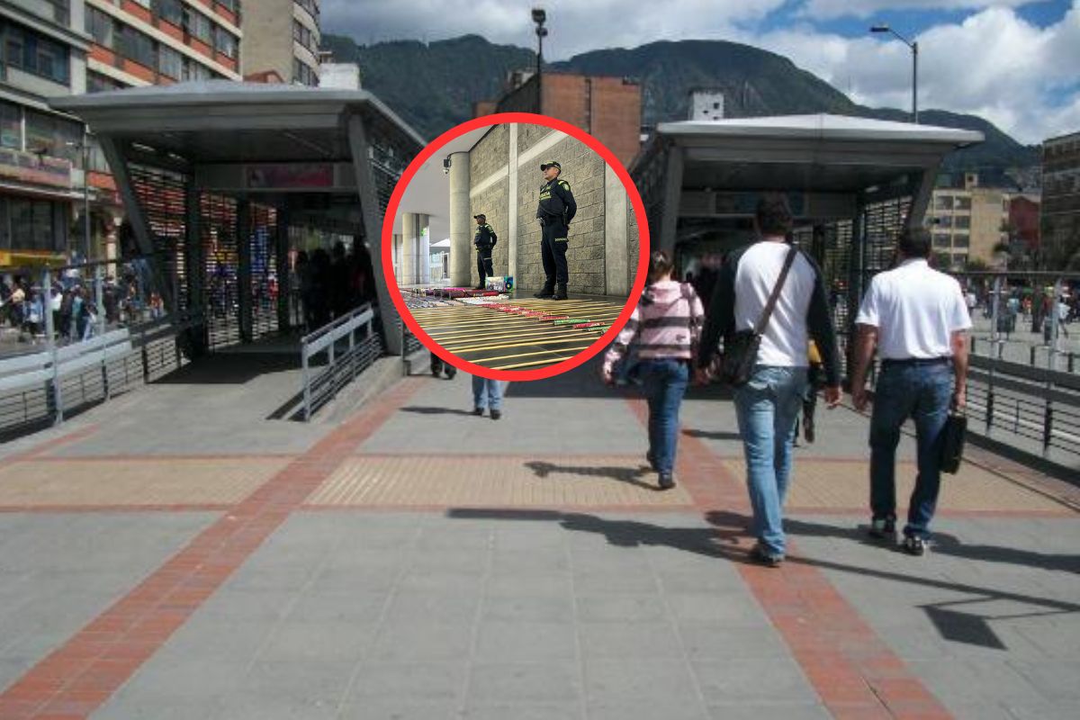 Revelador hallazgo en la estación de Av. Jiménez, de Transmilenio: el colmo del descaro en plena época navideña. 