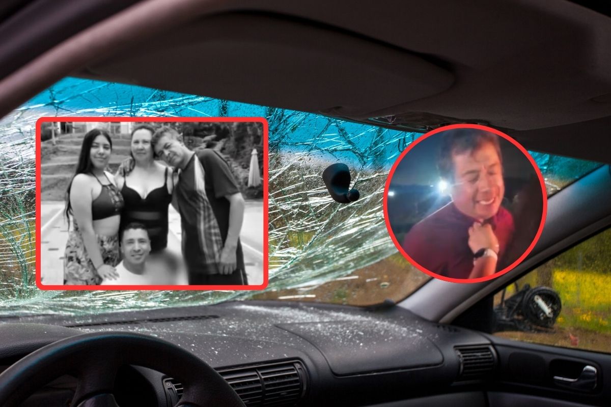 Conductor borracho atropelló a una familia y mató a una persona en Boyacá