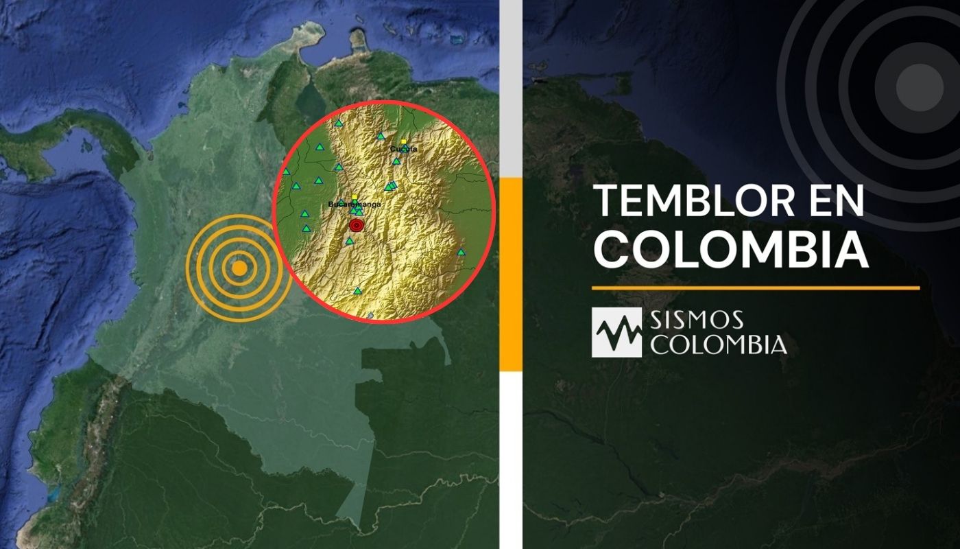 Temblor en Colombia / Imágenes del SGC