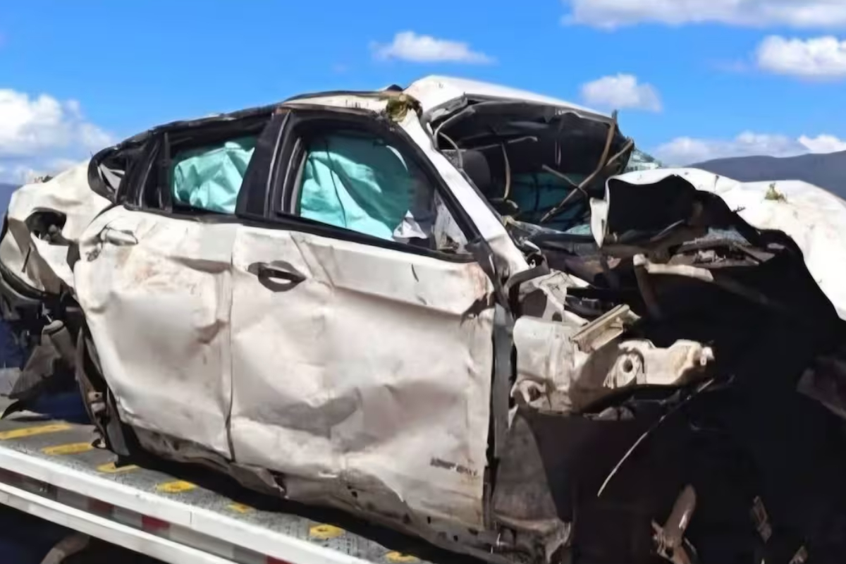 Accidente de camioneta en el cañón de Sogamoso: no hubo personas heridas