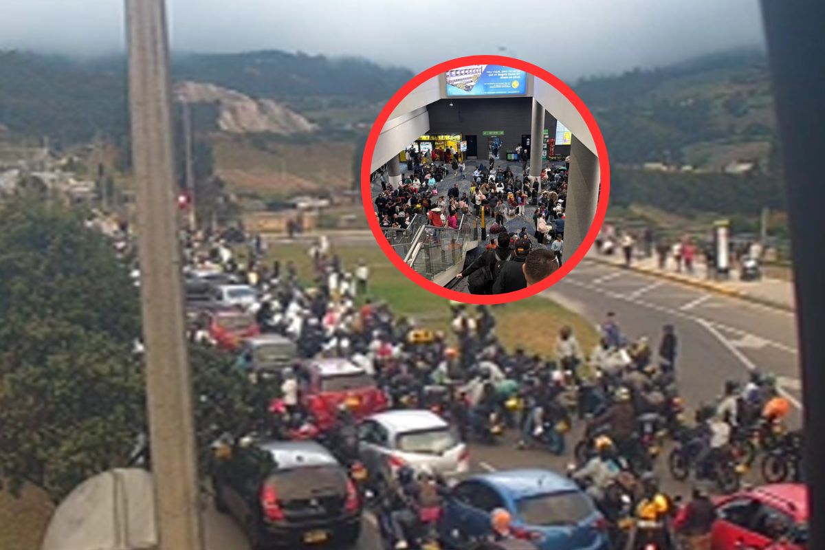 Caos en El Dorado y varias salidas de Bogotá este 31 de diciembre: trancones son interminables y viajeros esperan que no les coja 2026 en vías. 