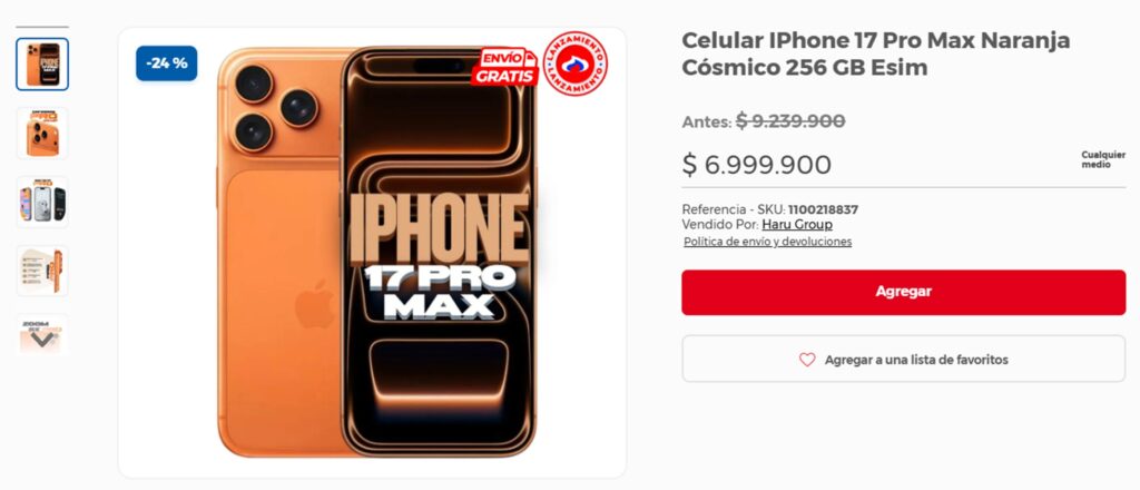 Celular iPhone / Olímpica