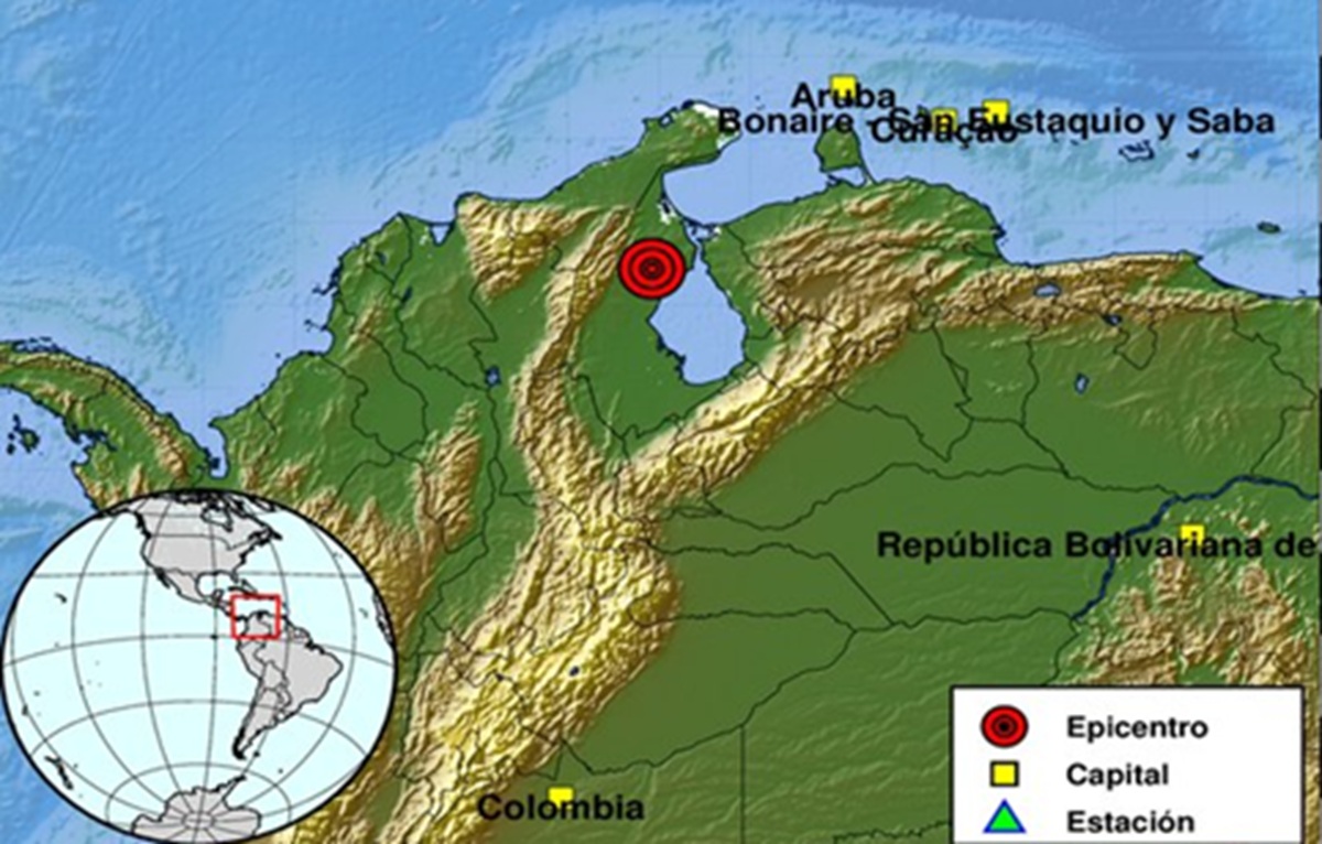 Temblor se sintió en Colombia 