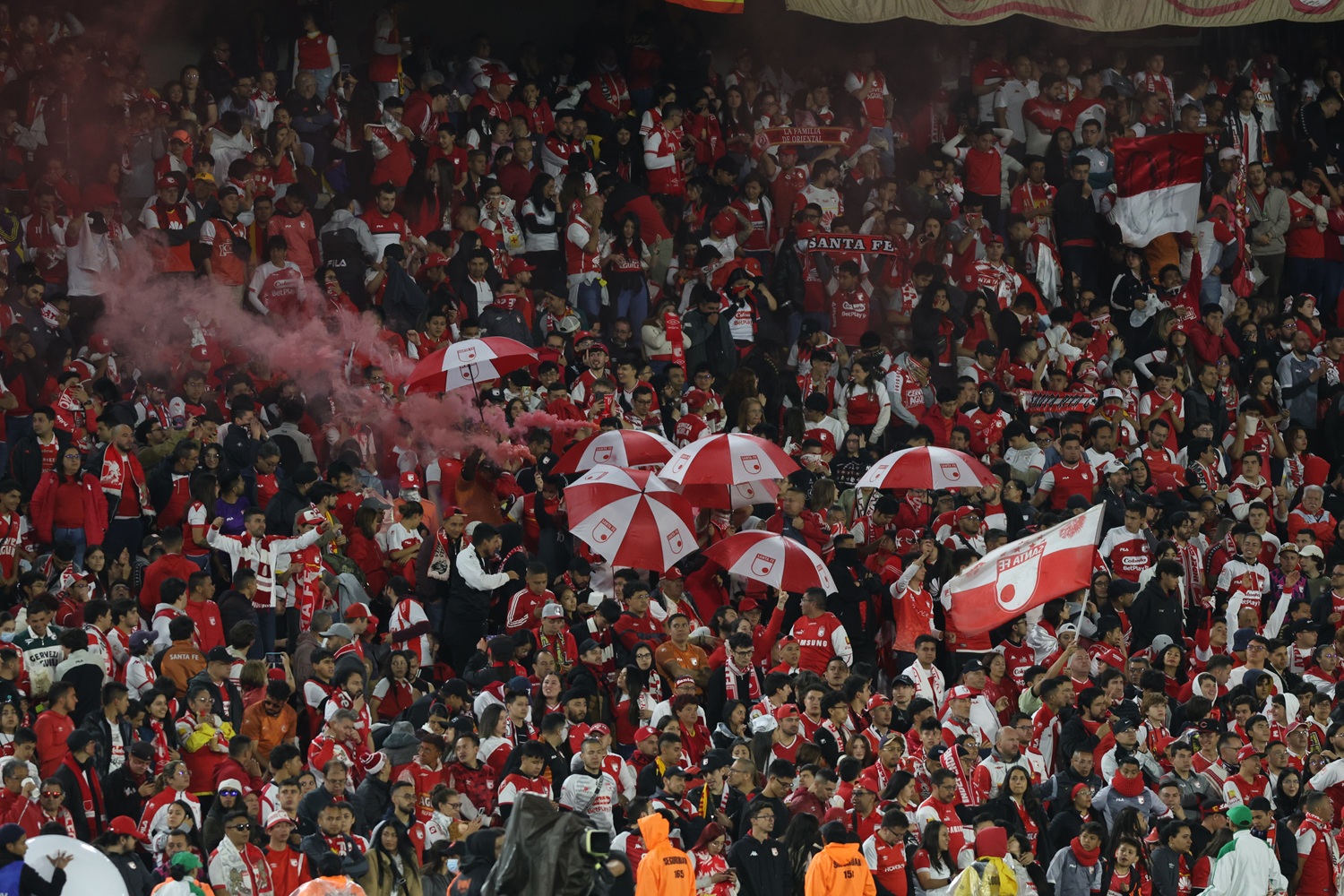 Hinchas de Independiente Santa Fe