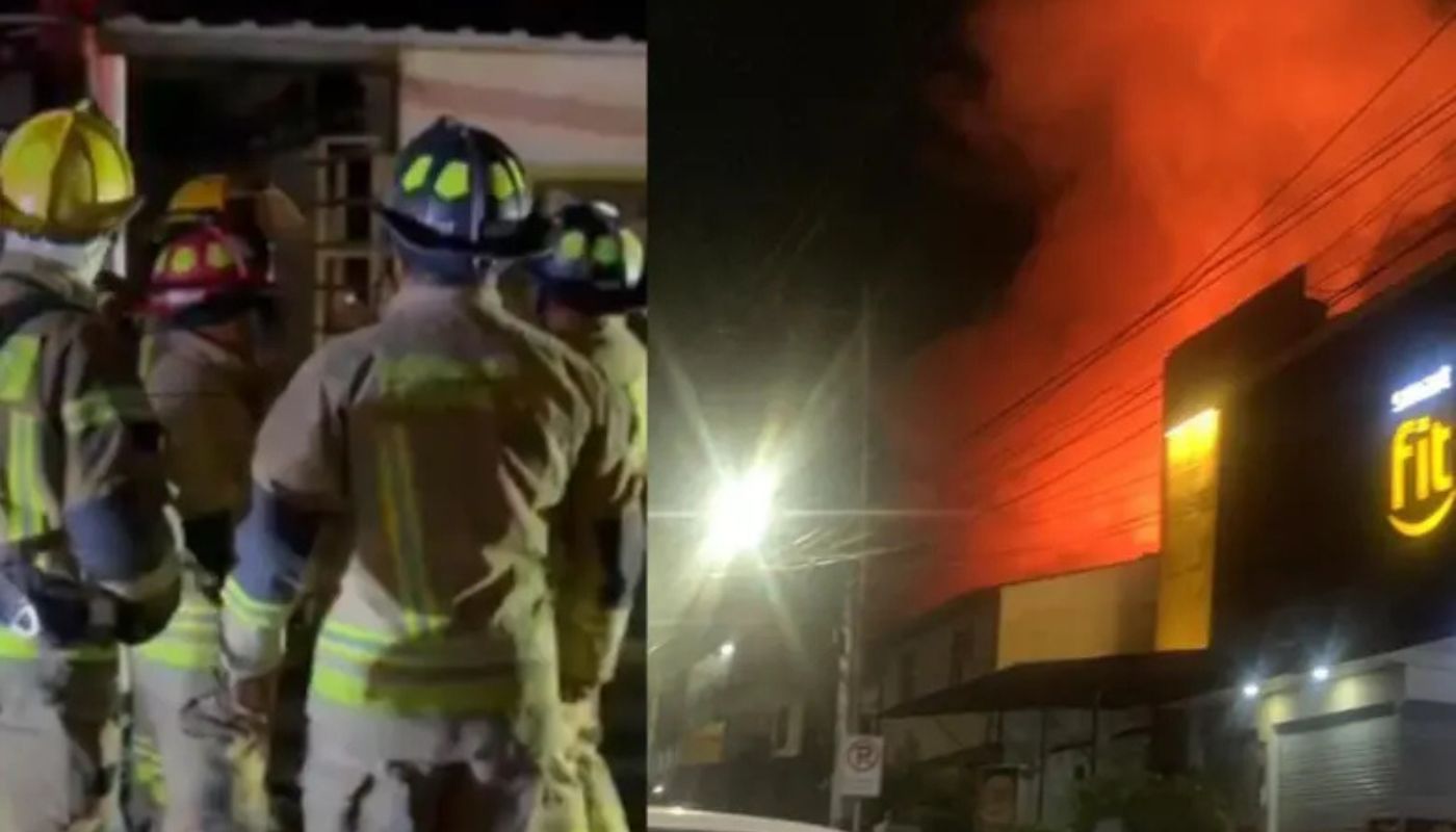 Pánico por incendio de grandes proporciones en Rionegro; empresa quedó destruida