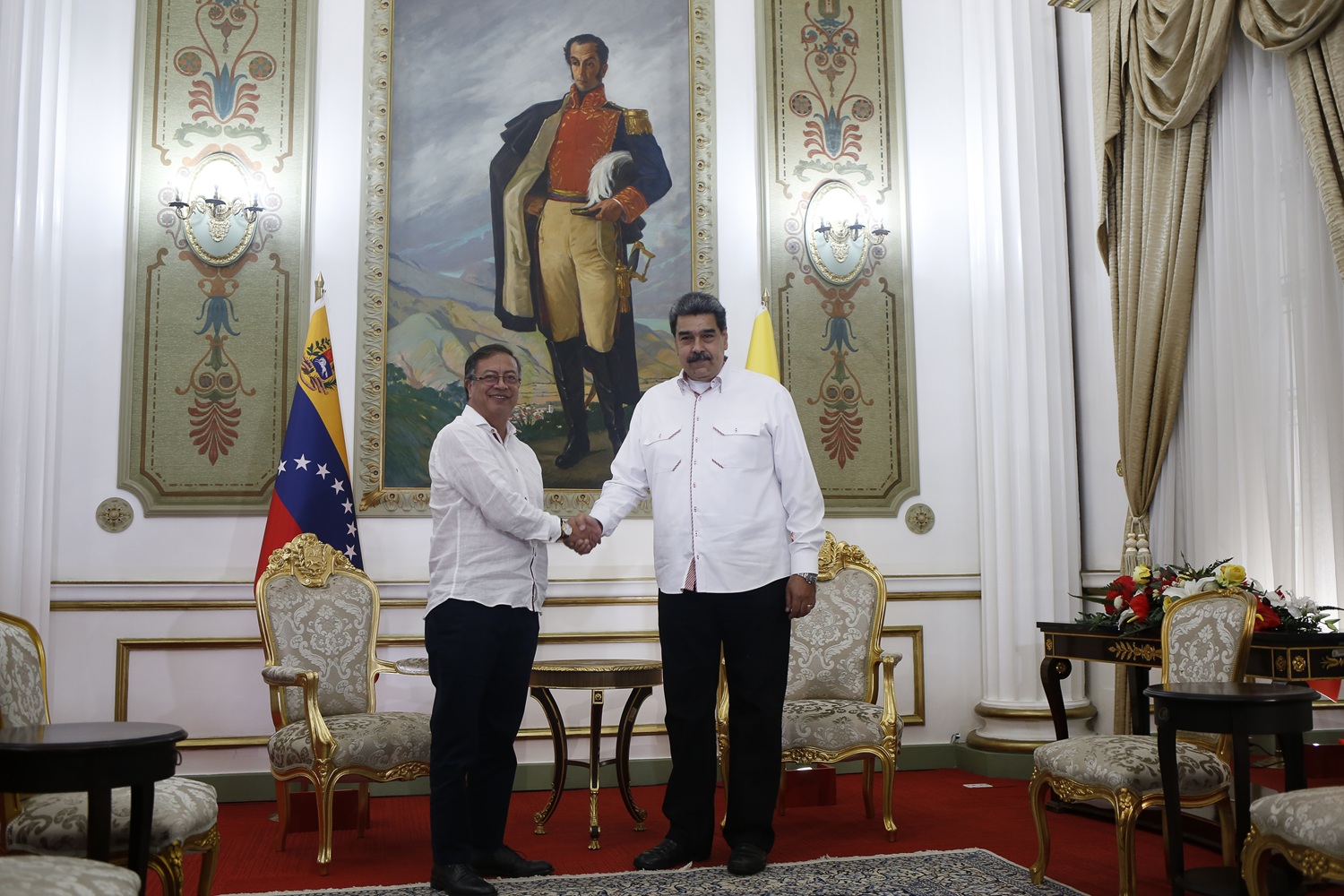 Nicolás Maduro y Gustavo Petro