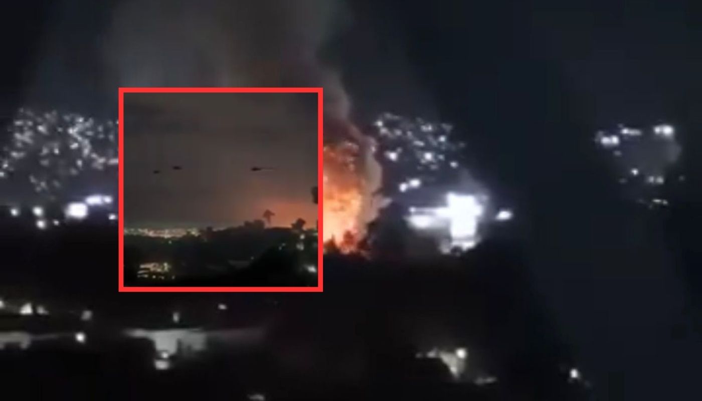 Video muestra sobrevuelo de aviones sobre Caracas en posible ataque al régimen