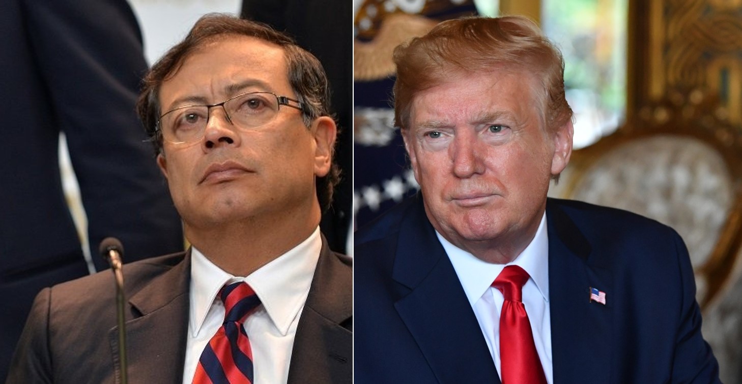 Trump habla de Gustavo Petro y lo califica de ser un enfermo