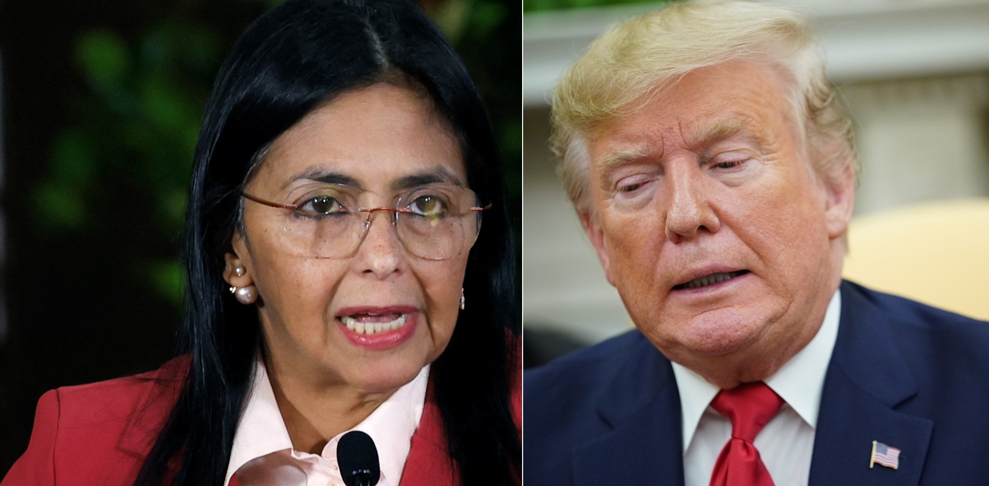 Donald Trump amenaza a Delcy Rodríguez y dice que le puede ir peor que a Maduro