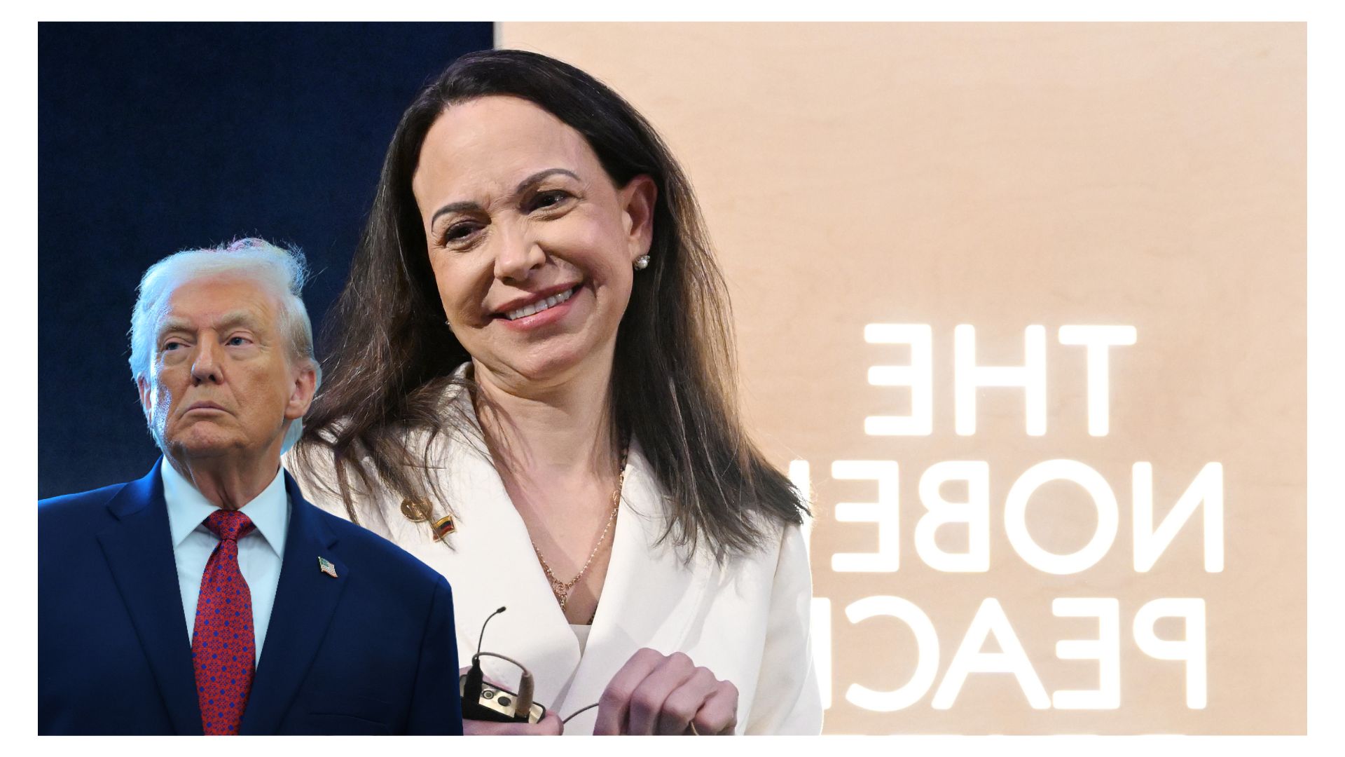 María Corina Machado entregaría su premio Nobel de Paz a Donald Trump  