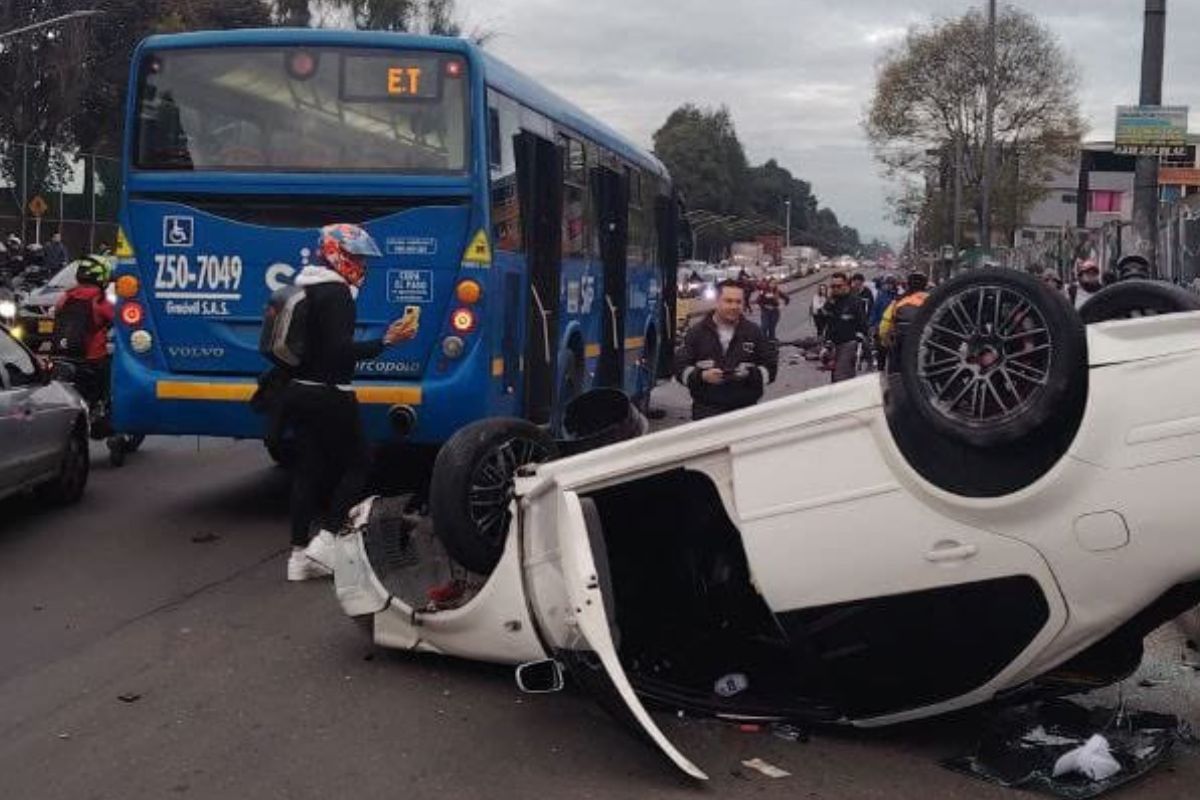 Fiscalía imputó cargos a Edwin Delgado, del carro de accidente en avenida Mutis