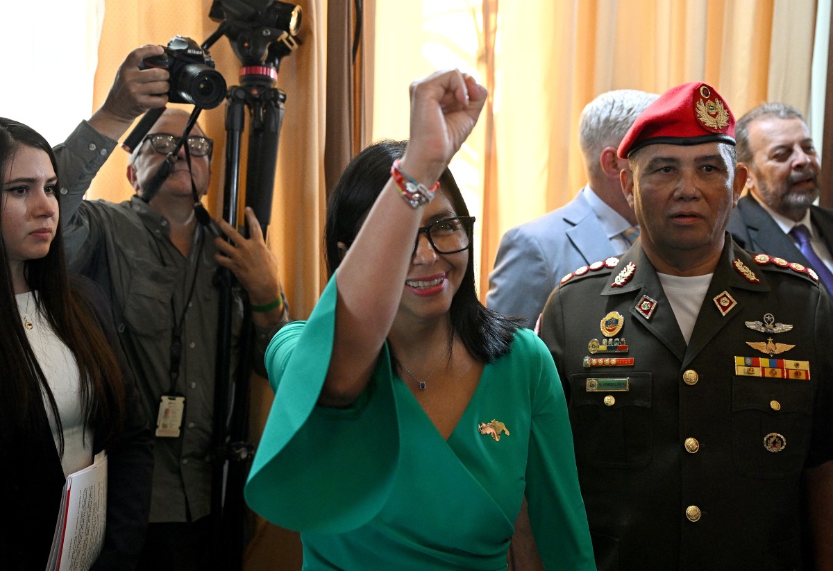 Delcy Rodríguez niega que Trump participa en gobierno de Venezuela