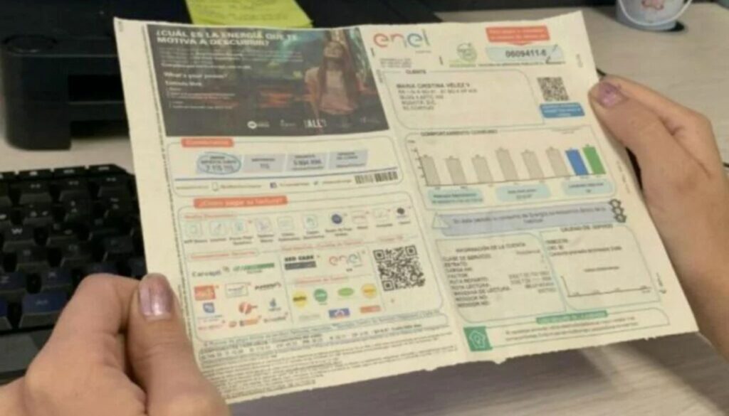 Factura luz (Enel-Codensa)