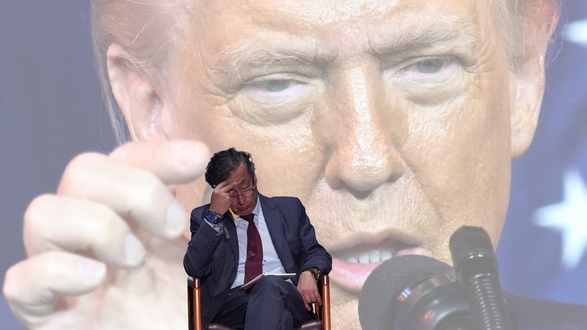 Donald Trump y Gustavo Petro