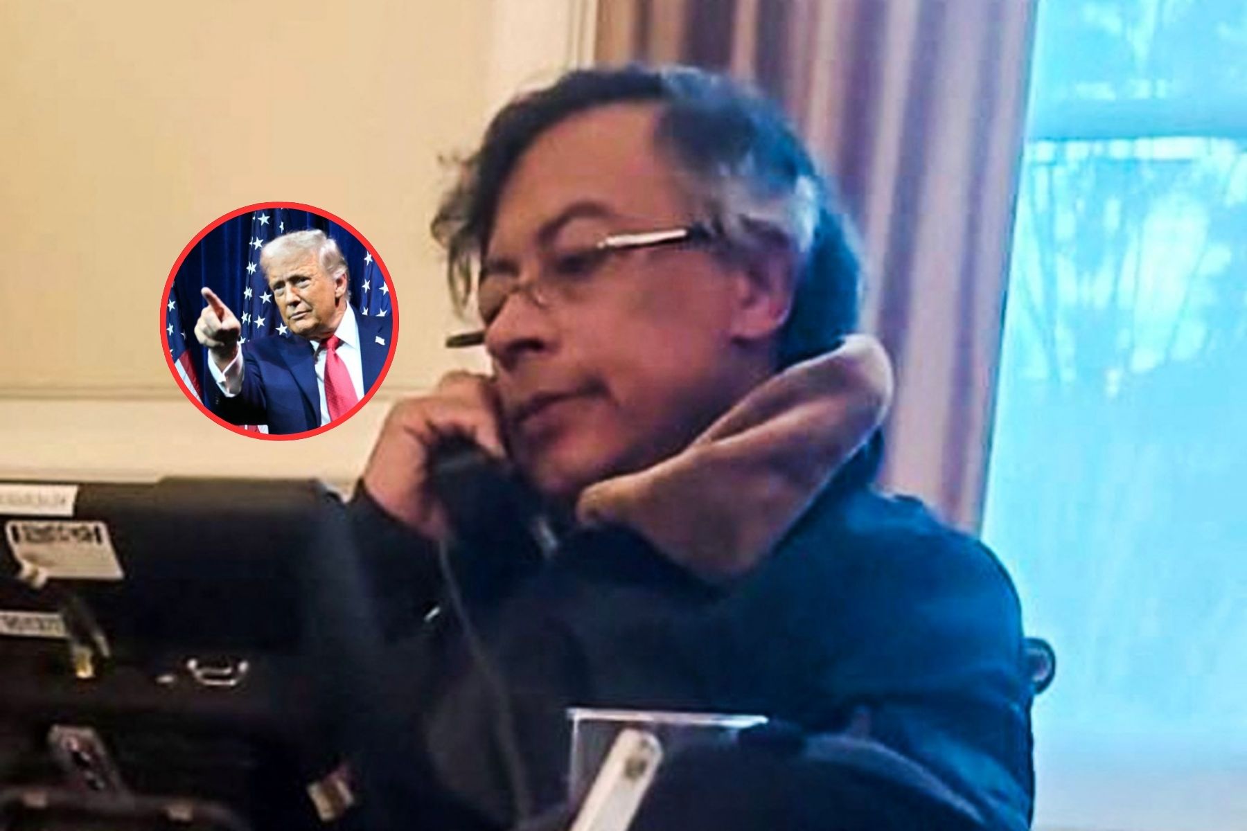 Gustavo Petro y Donald Trump