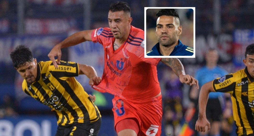 Fotos de Rodrigo Contreras y de Falcao García, en nota de quién es nuevo refuerzo de Millonarios, Rodrigo Contreras, delantero como Falcao