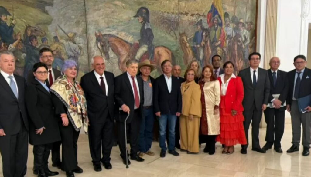 Reunión en Casa de Nariño / Captura de pantalla de Noticias Caracol