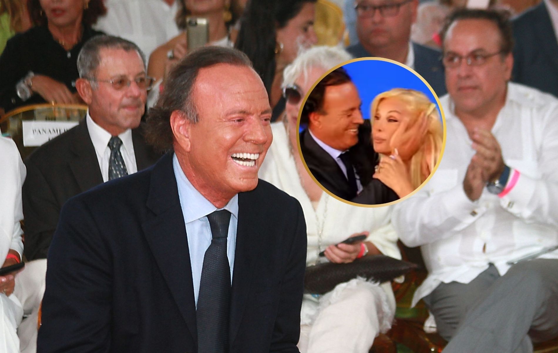 Video de Julio Iglesias besando a la fuerza a la argentina Susana Giménez