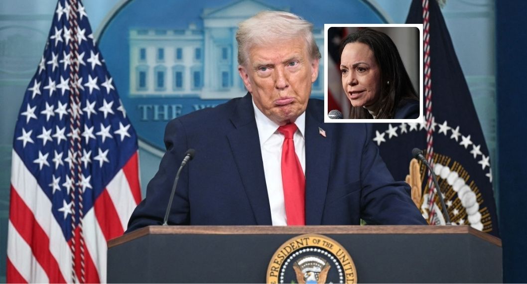 Donald Trump dijo qué pasaría con María Corina Machado en Venezuela en el futuro