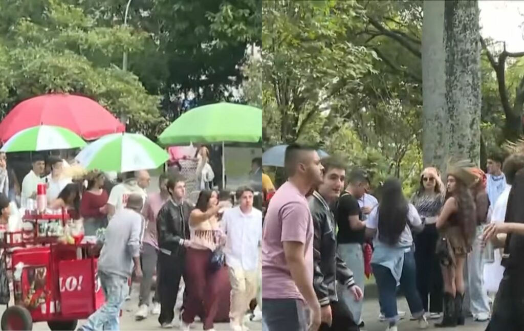 Asistente al concierto de Bad Bunny / Caracol Televisión