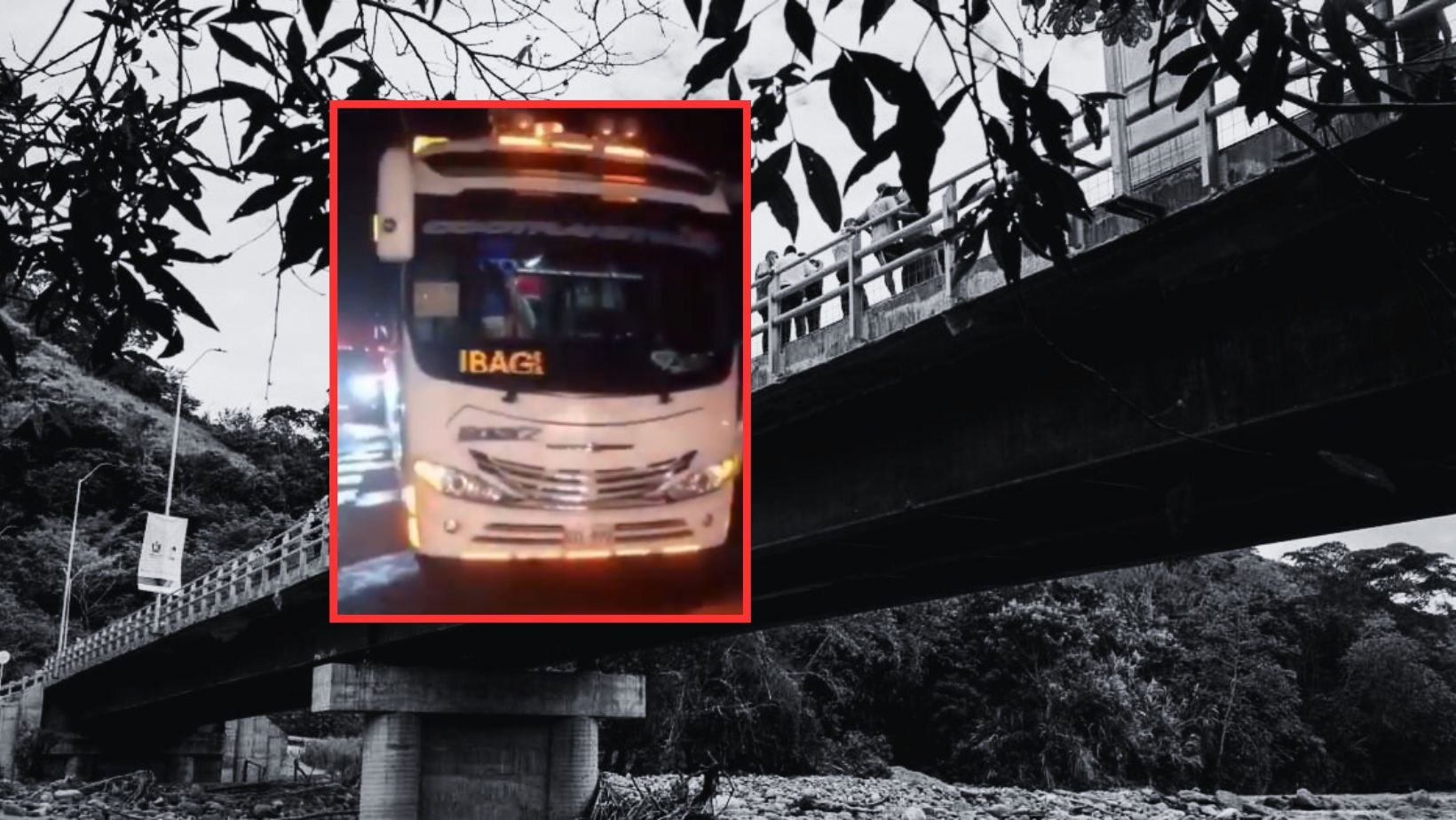 Conductor evitó tragedia en conocido puente de Ibagué: esto contó