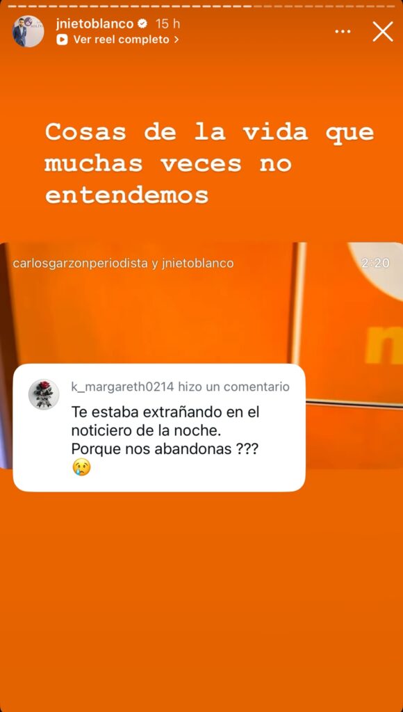 Respuesta Johnatan Nieto