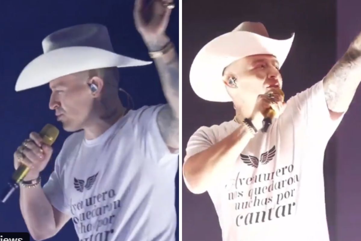 Luis Alfonso en el concierto de homenaje a Yeison Jiménez 