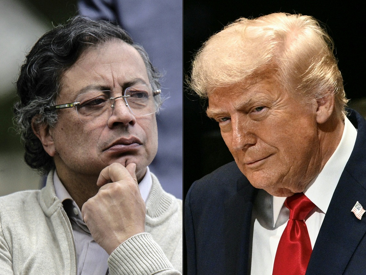 Gustavo Petro y Donald Trump