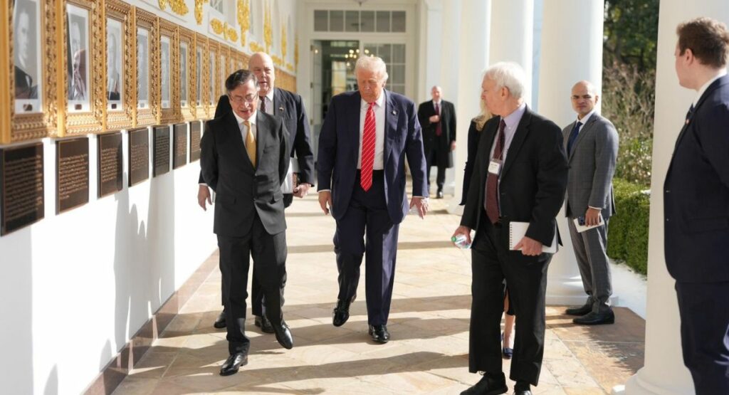 Gustavo Petro y Donald Trump / Presidencia 