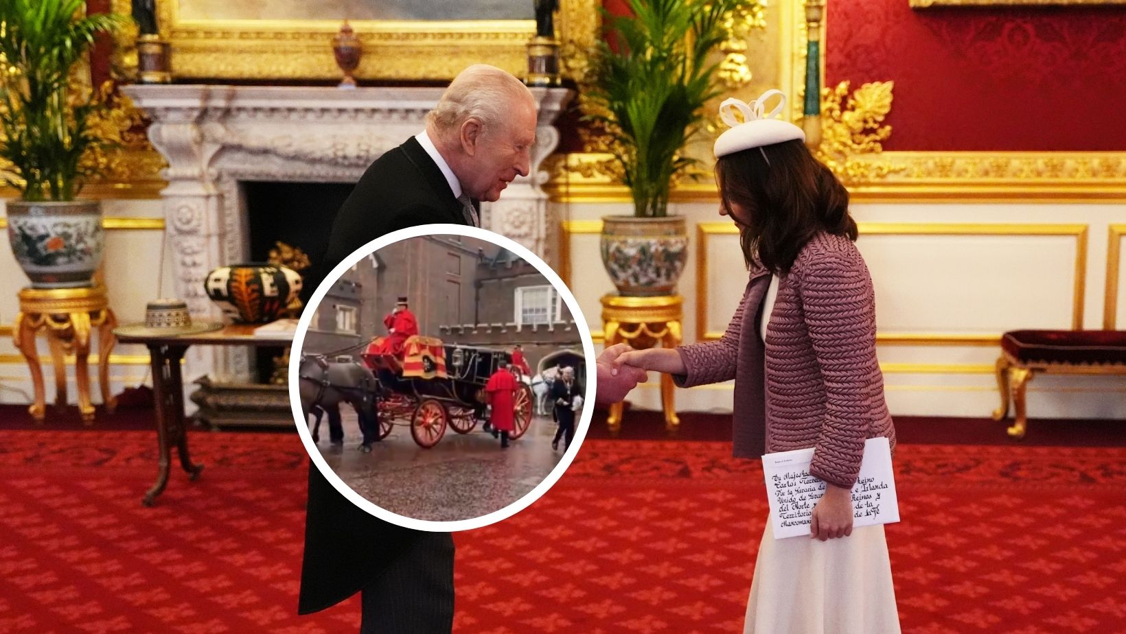 Laura Sarabia se posesionó como embajadora en Reino Unido: llegó en carruaje