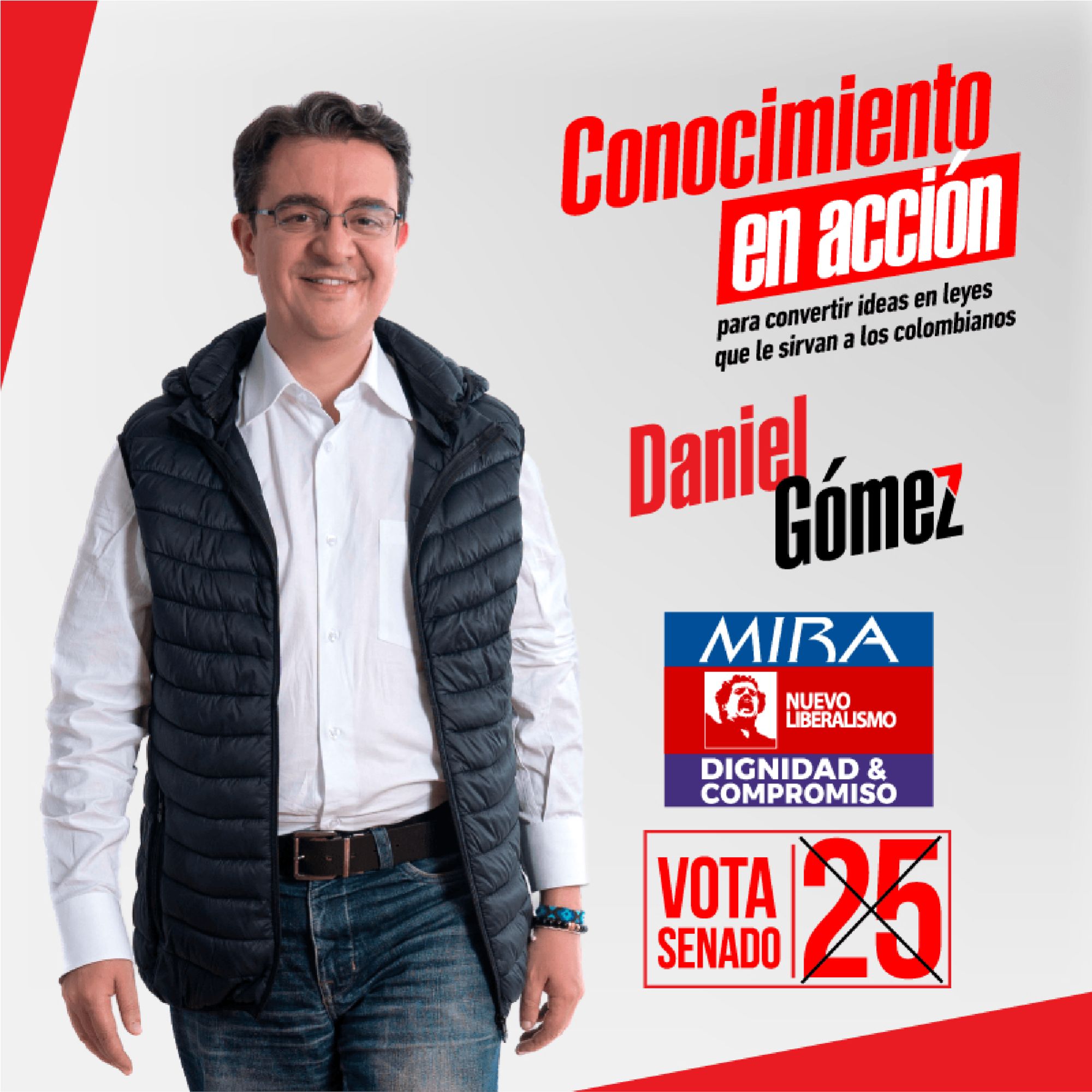 Fue clave en Ingreso Solidario y ahora quiere llegar al Senado. Conozca el perfil de Daniel Gómez, economista y candidato.