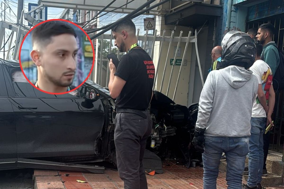 Así quedó la camioneta responsable de un accidente en Bogotá que dejó a una mujer sin vida. Un testigo habló