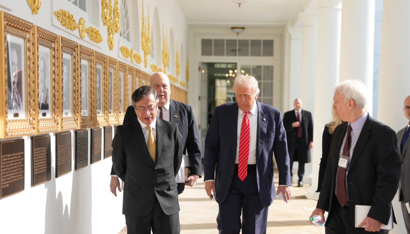 Gustavo Petro dio a Donald Trump nombres de capos y que no viven en Colombia