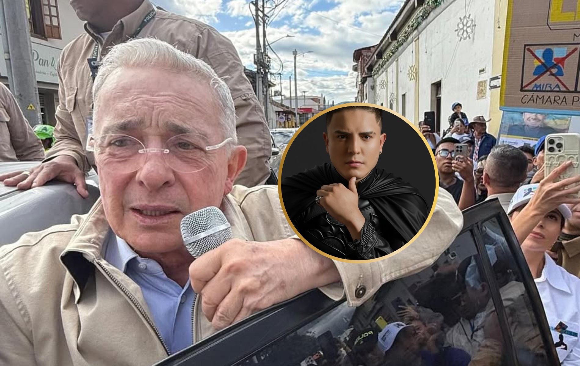 Golparon camioneta de Alan Ramírez en Soacha: iba a evento de Álvaro Uribe