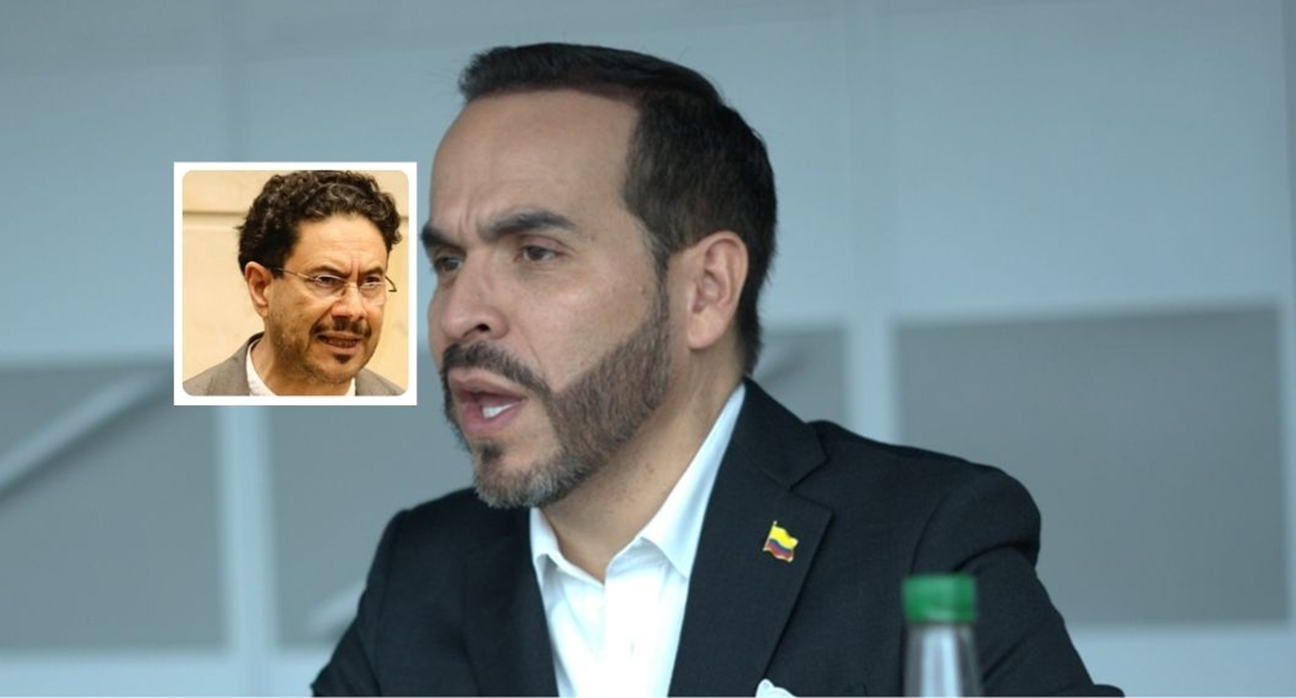 Abelardo de la Espriella e Iván Cepeda