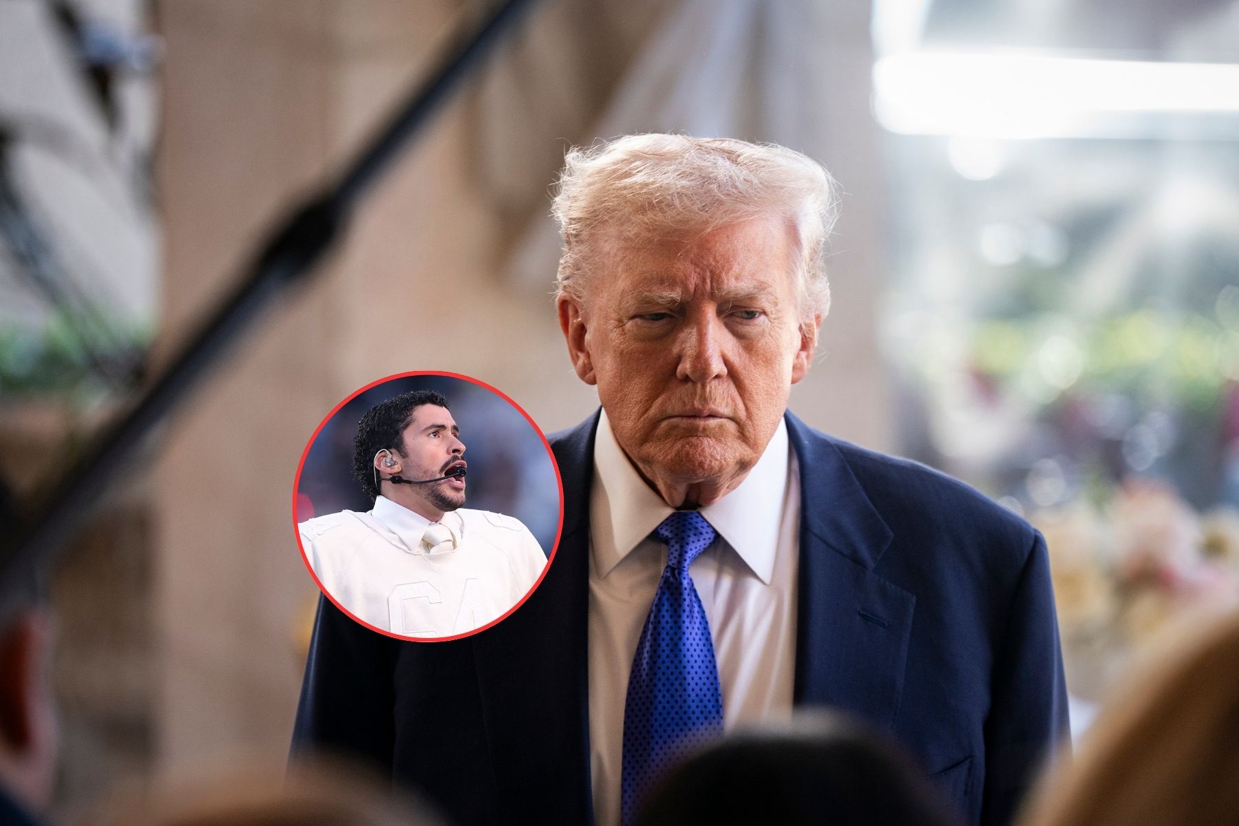 Donald Trump y Bad Bunny