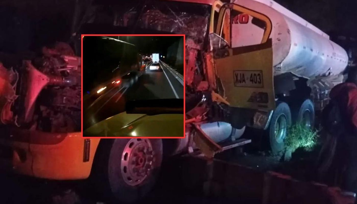 Video del grave accidente en la Línea donde tractomula chocó a varios vehículos