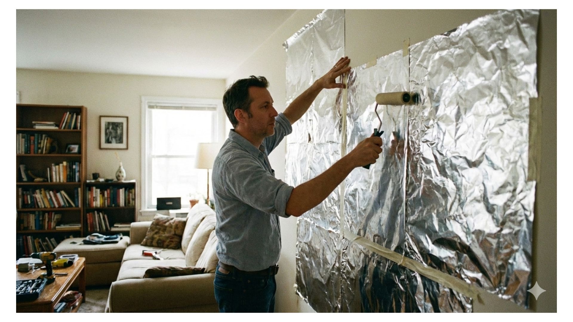 ¿Cómo detectar si una pared tiene humedad? Arquitecto recomienda papel aluminio 