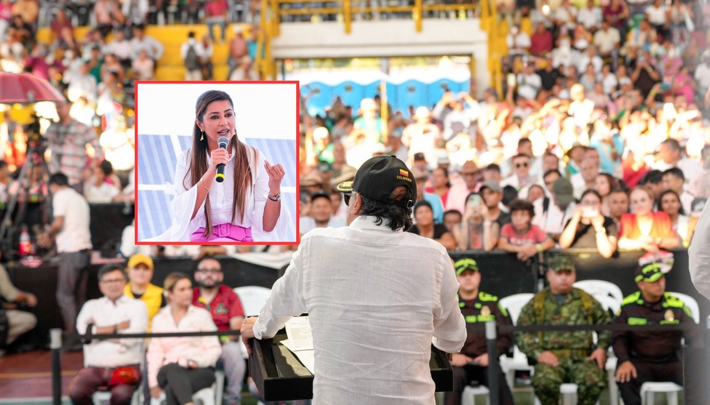 Gobernadora del Tolima dijo por qué abandonó evento de Gustavo Petro 