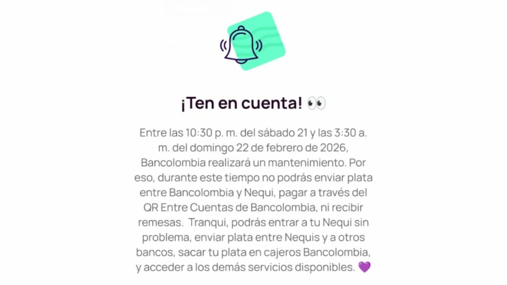 Notificación de Nequi / Captura de pantalla de Pulzo 