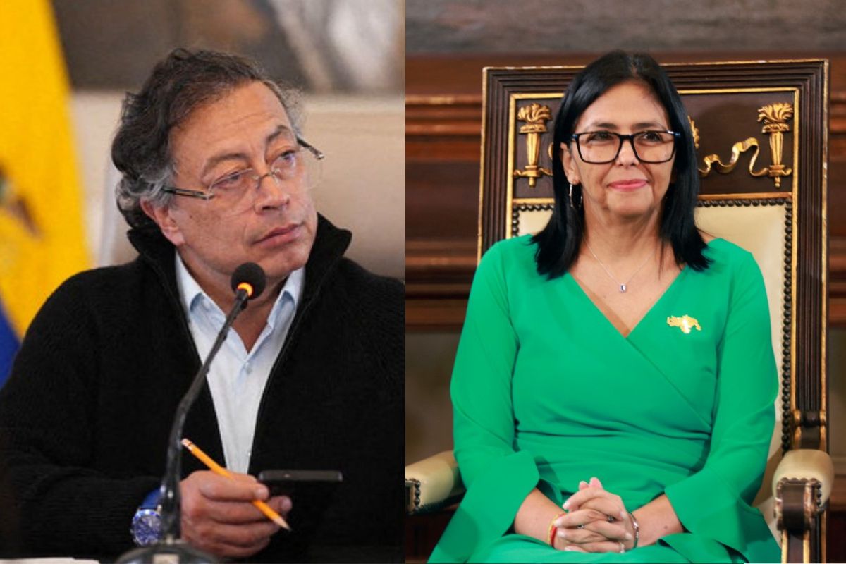 Delcy Rodríguez habló con Gustavo Petro y dijo que se reunirán pronto: detalles