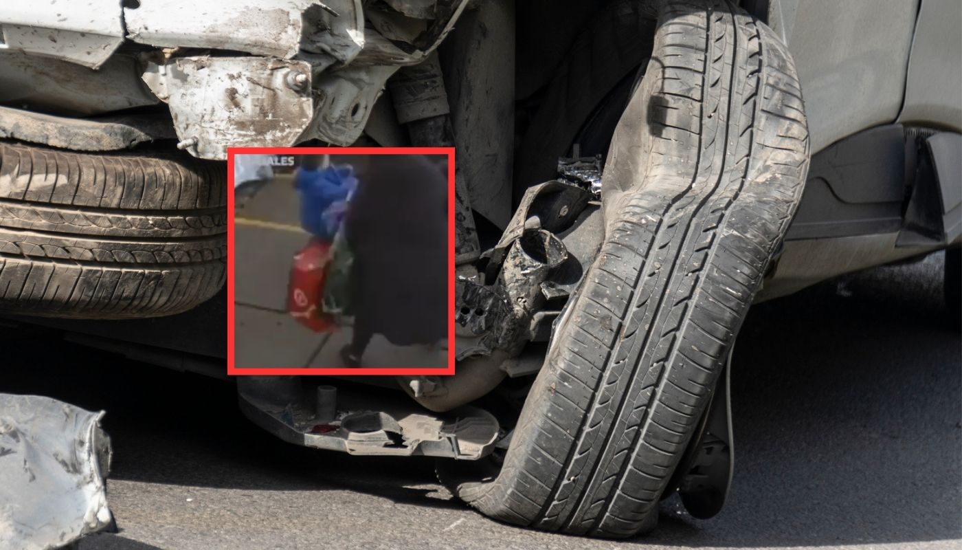 Conductora borracha atropelló a mujer y sus dos hijos en la salida de un jardín