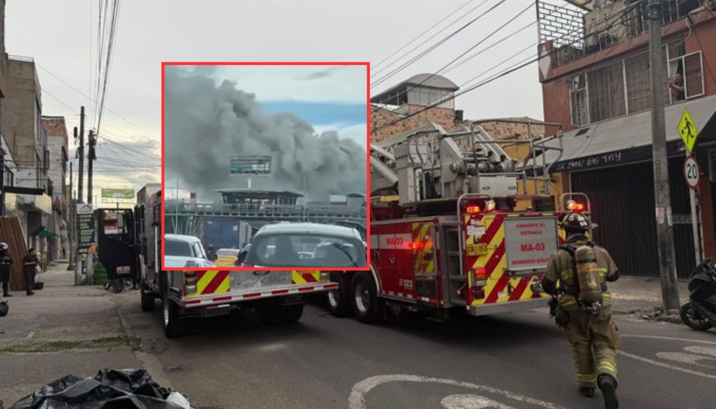 Incendio en Mi Gran Parrilla Boyacense explican por qué salió tanto humo