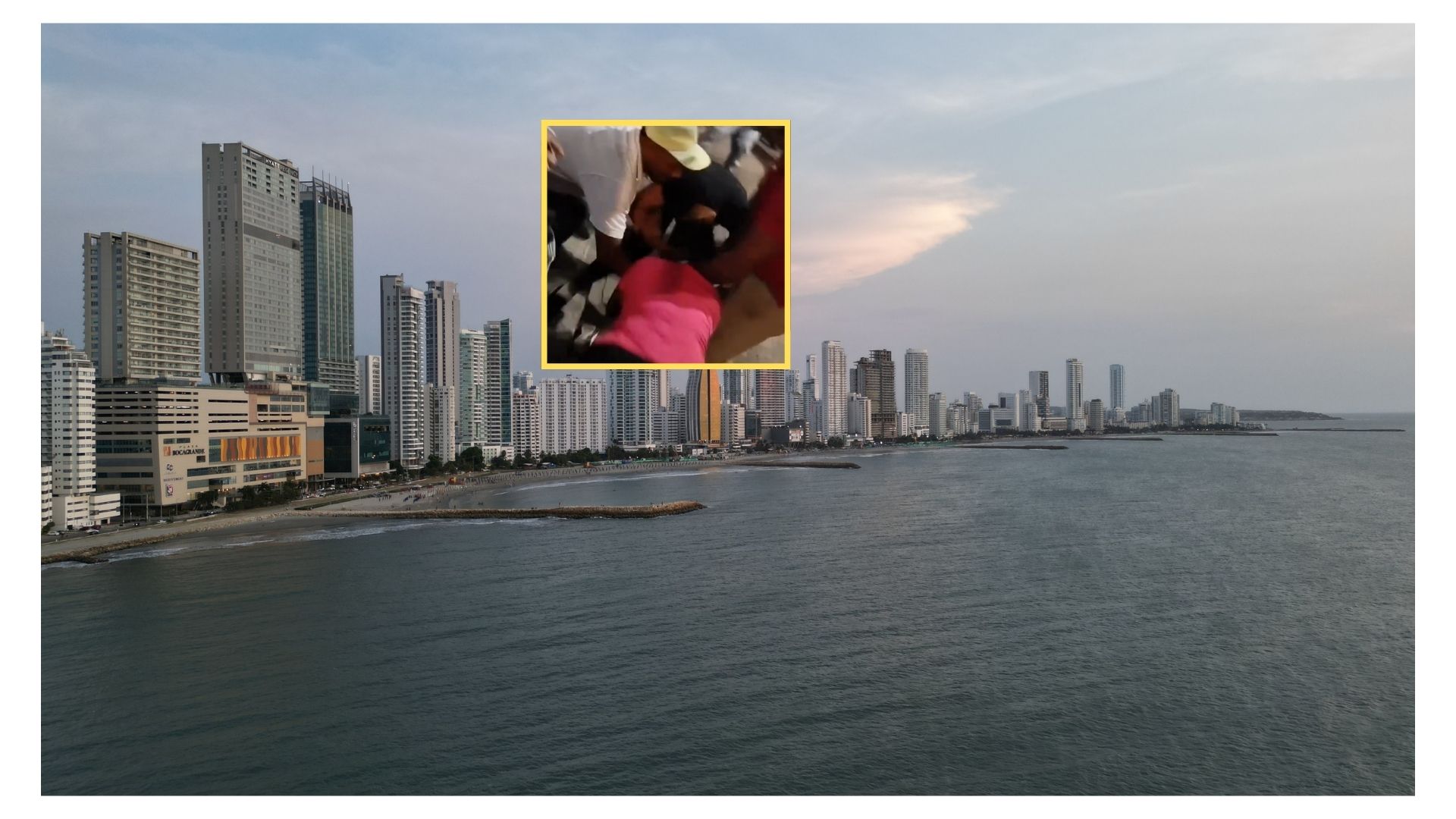 Cartagena hoy: mujeres se pelearon Cartagena por cachos y se dieron masaje capilar